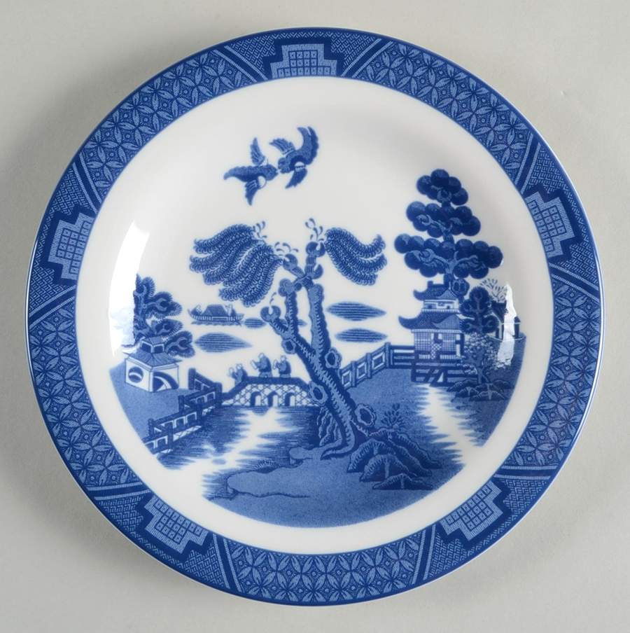Real Old Willow (No Gold) Salad Plate by Royal Doulton-1