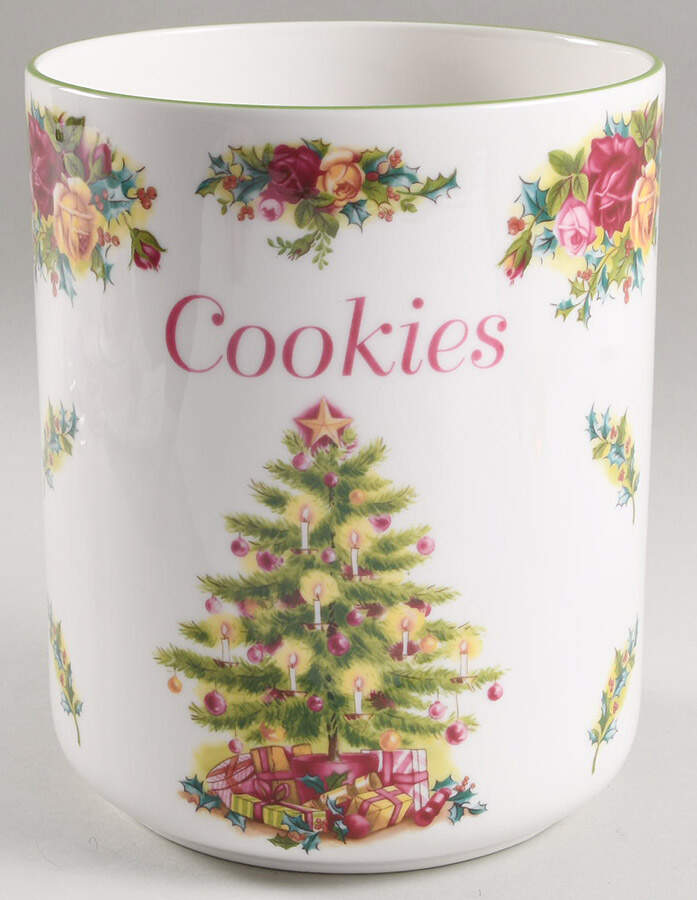 Old Country Roses (Holiday Classic Collection) Cookie Jar No Lid by Royal Albert-1