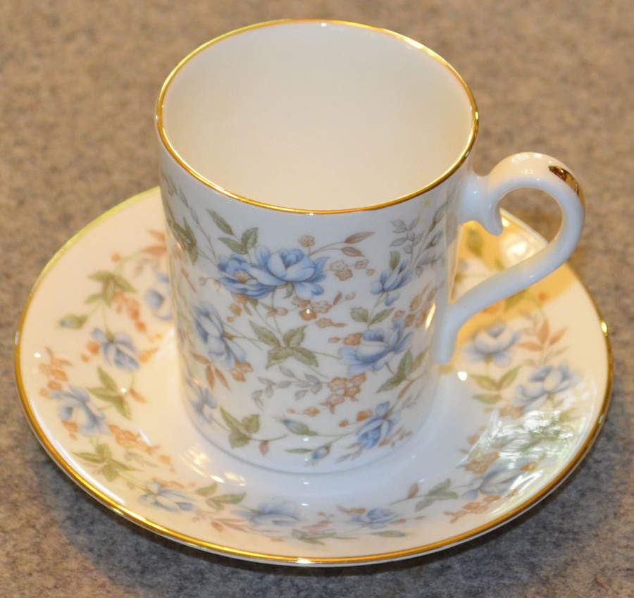 Rose Chintz Series Footed Demitasse Cup & Saucer Set by Royal Albert-1