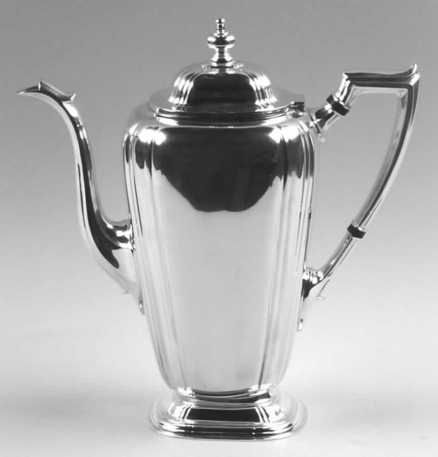7010 (Silverplate, Hollowware) Silverplate Coffee Pot by Reed & Barton-1