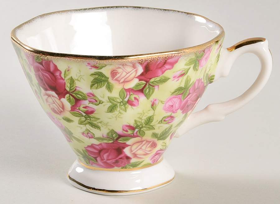 Old Country Roses Chintz Collection Footed Cup by Royal Albert-1