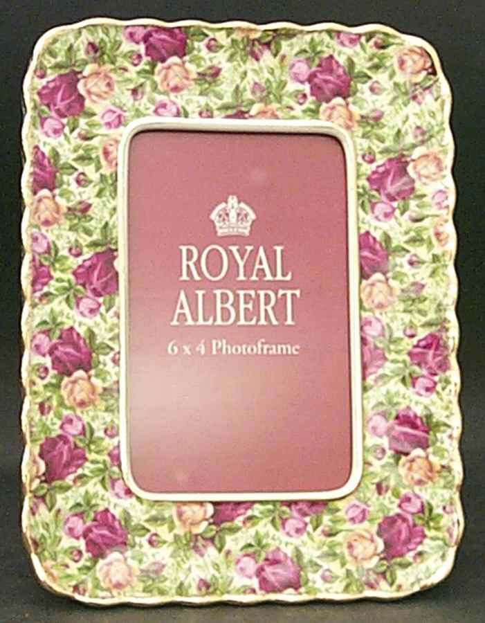 Old Country Roses Chintz Collection 8" Picture Frame by Royal Albert-1