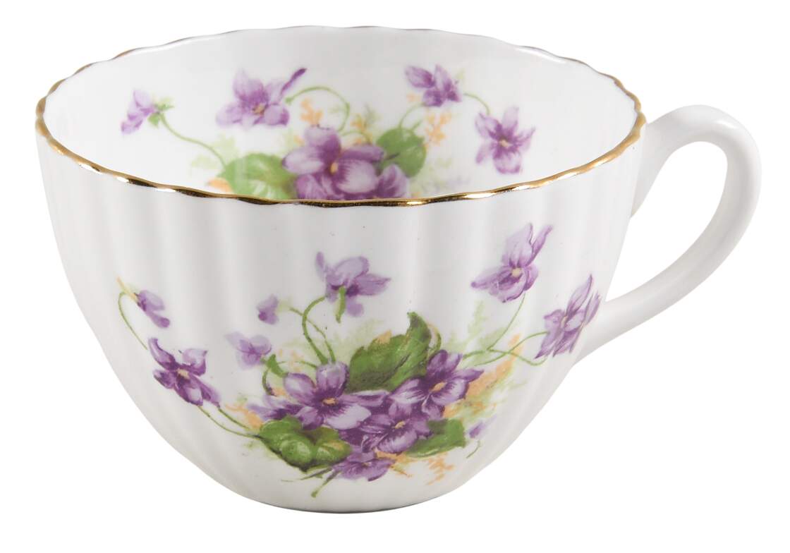 Violet (Fluted) Flat Cup by Samuel Radford-1
