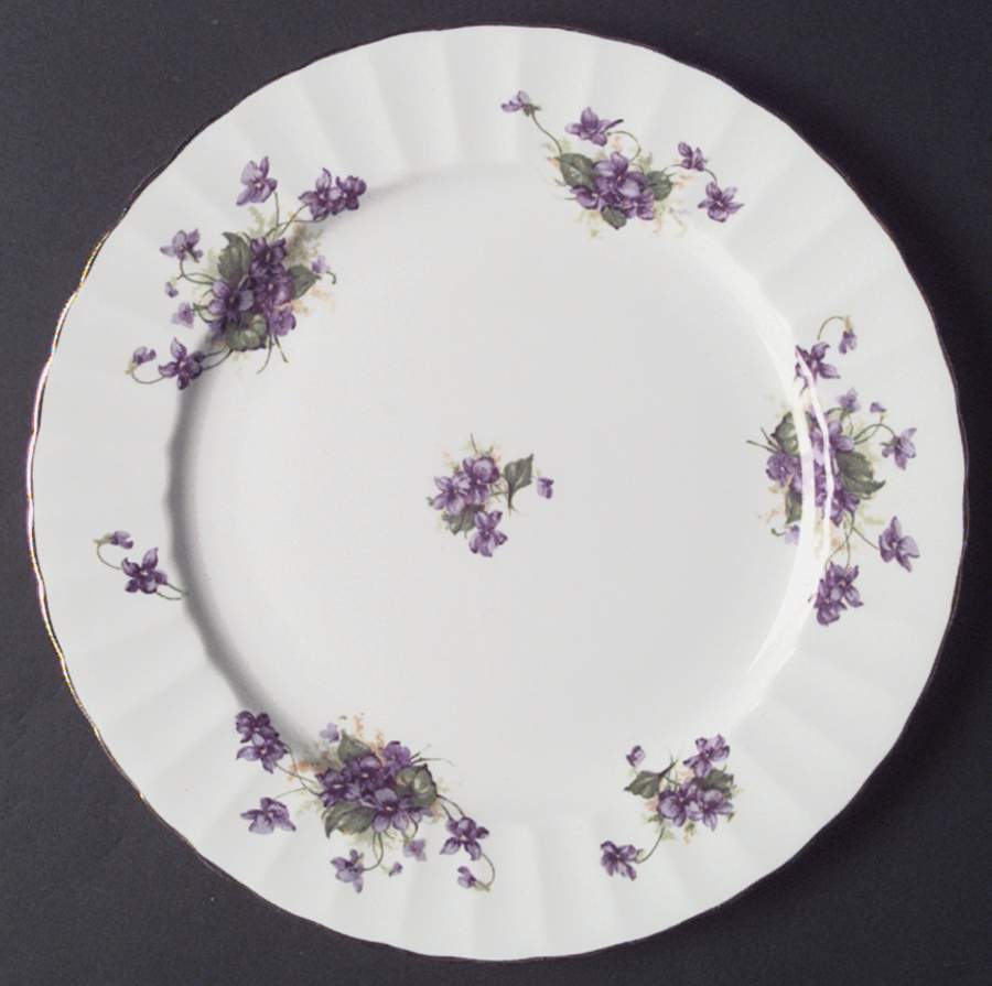 Violet (Fluted) Dinner Plate by Samuel Radford-1