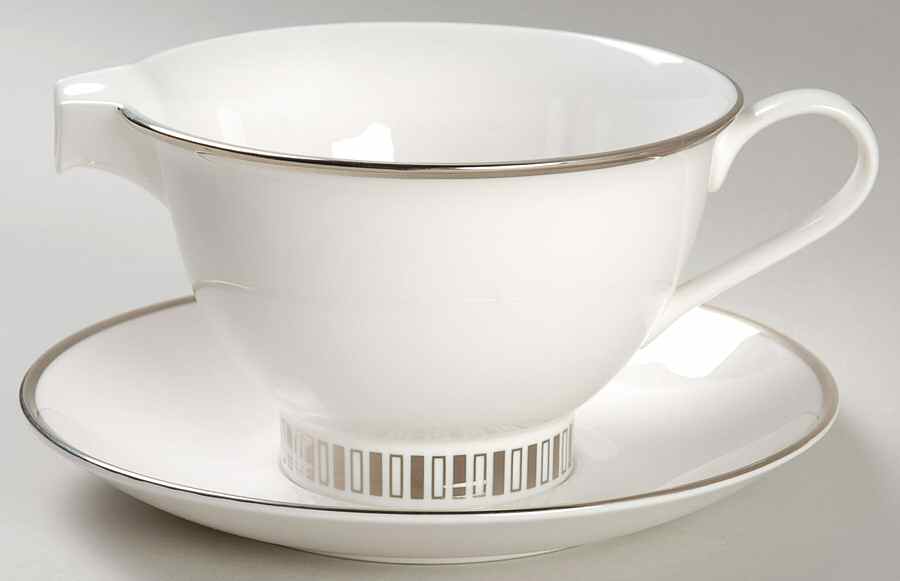 Monaco Lunar Gravy Boat & Underplate by Royal Worcester-1