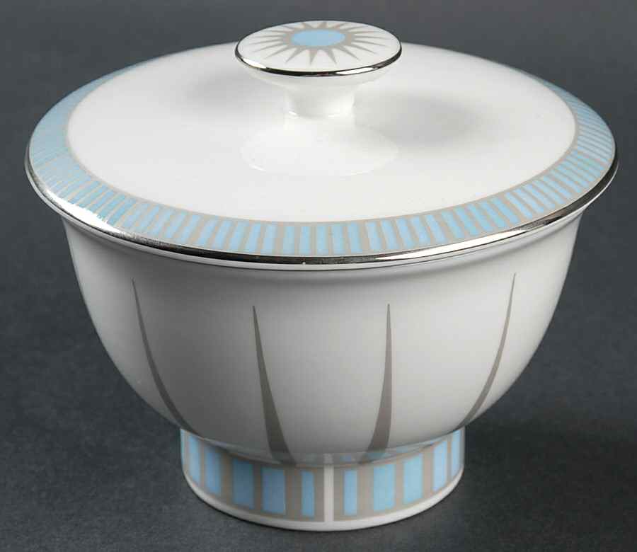 Linea Sugar Bowl & Lid by Royal Worcester-1