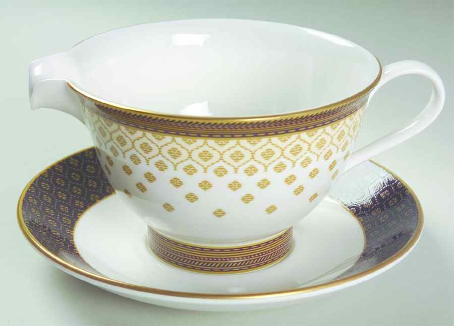Samsara Gravy Boat & Underplate by Royal Worcester-1