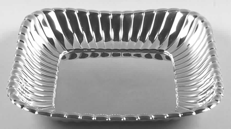 Trajan (Sterling, Hollowware) Sterling Square Vegetable Bowl by Reed & Barton-1