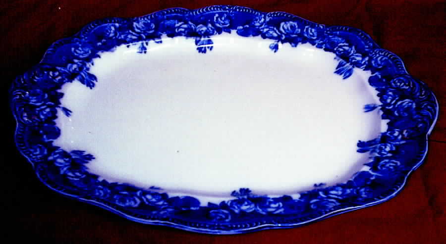 Bolingbroke 14" Oval Serving Platter by Ridgway (Ridgways)-1