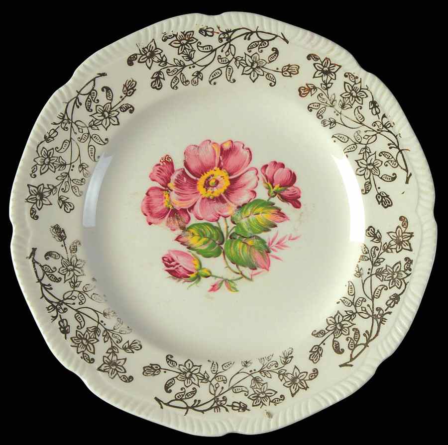 RXA1 Bread & Butter Plate by Royal Abbey (England)-1