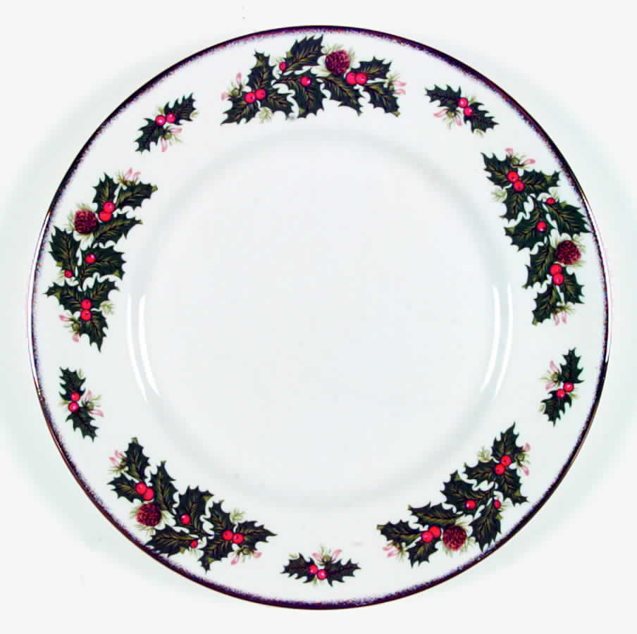 Yuletide (Smooth) Dinner Plate by Rosina-Queens-1