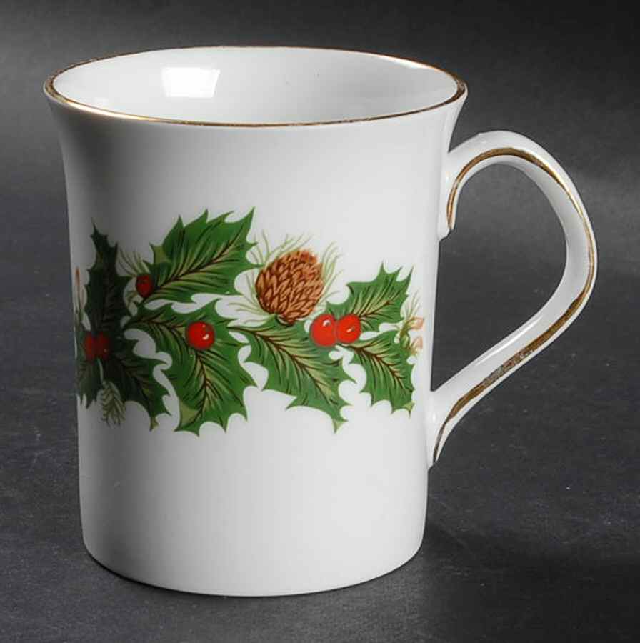 Yuletide (Smooth) Flat Cup by Rosina-Queens-1