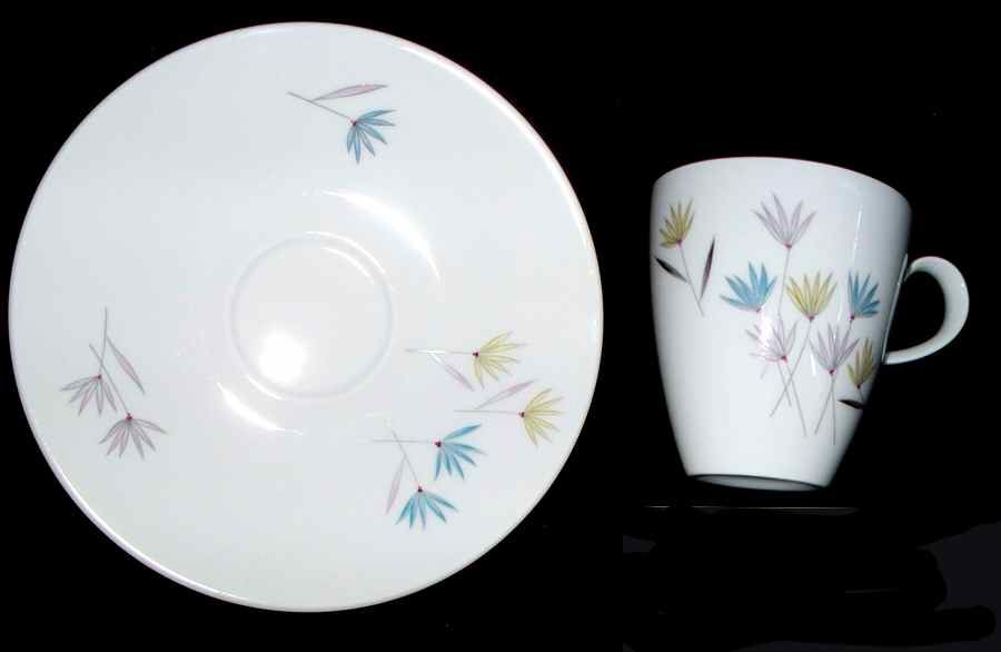 R918 Flat Cup & Saucer Set by Rosenthal - Continental-1