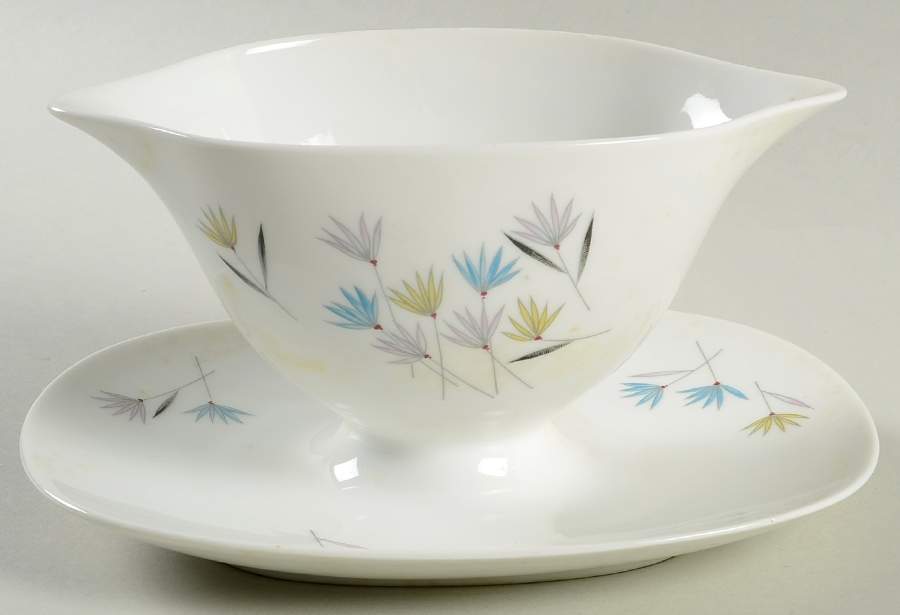 R918 Gravy Boat with Attached Underplate by Rosenthal - Continental-1