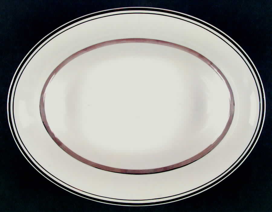 ROJ160 10" Oval Vegetable Bowl by Royal Jackson-1