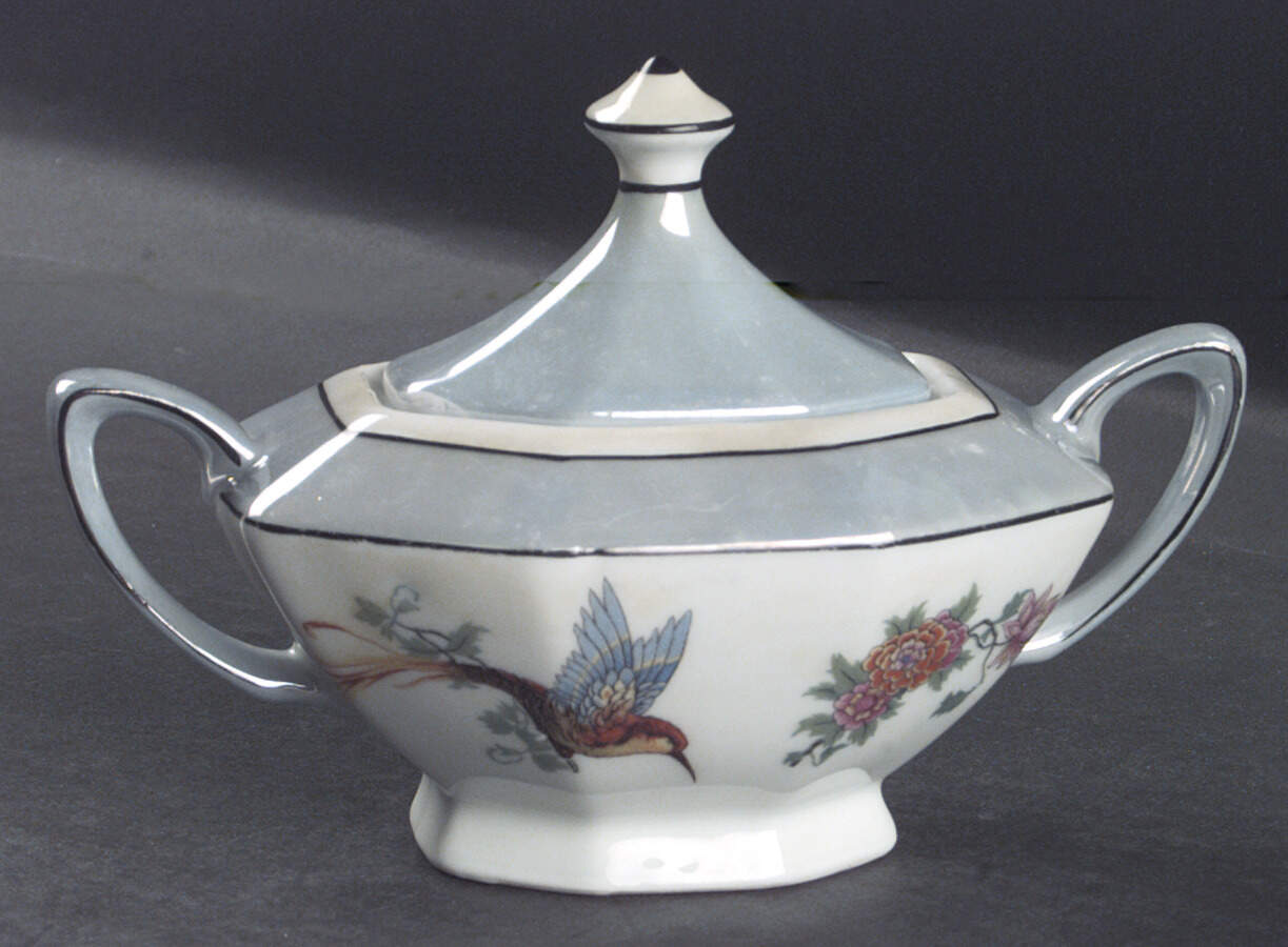 RUD13 Sugar Bowl & Lid by Rudolstadt-1