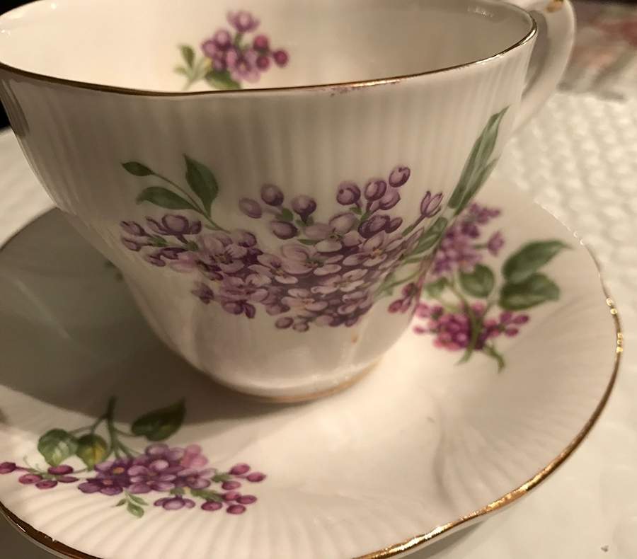 Wayside Series Flat Cup & Saucer Set by Royal Albert-1