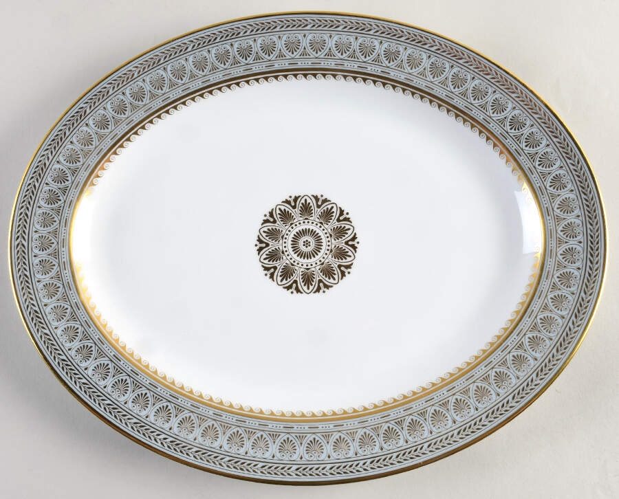 Elysee 13" Oval Serving Platter by Royale (France)-1