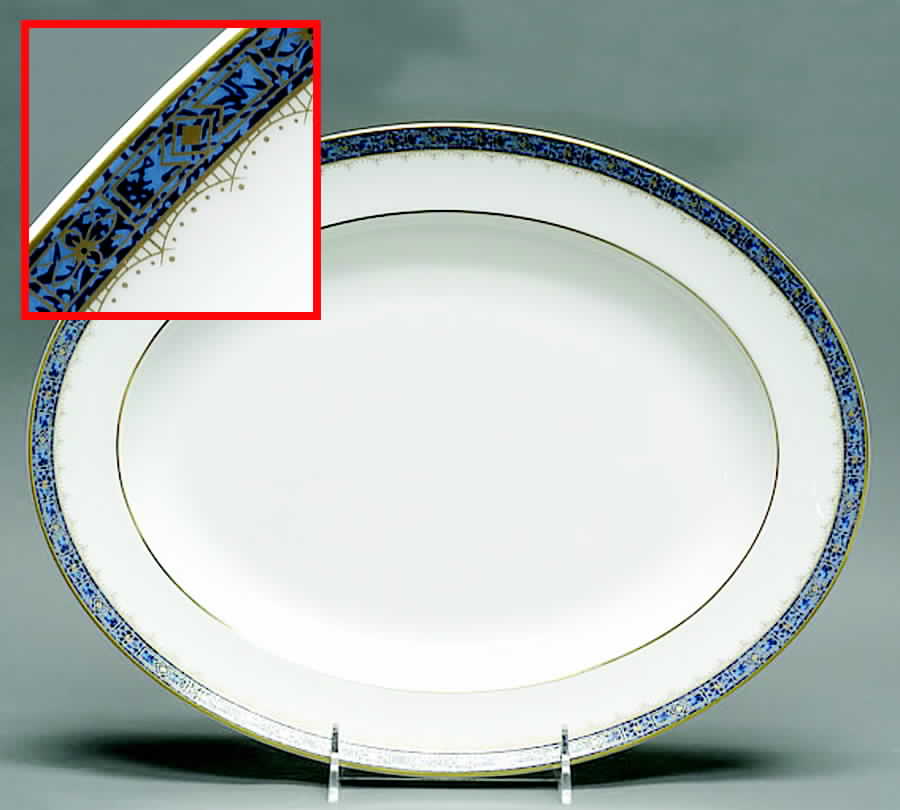 Westbourne 13" Oval Serving Platter by Royal Albert-1
