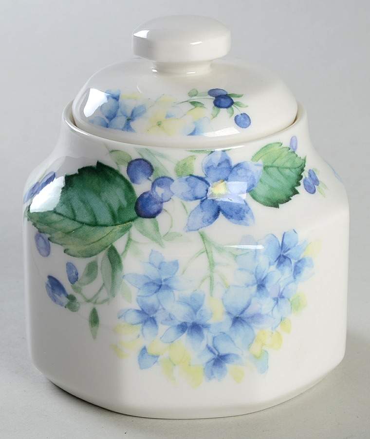 Cottage Lane Sugar Bowl & Lid by Royal Doulton-1