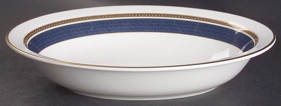 Challinor 10" Oval Vegetable Bowl by Royal Doulton-1