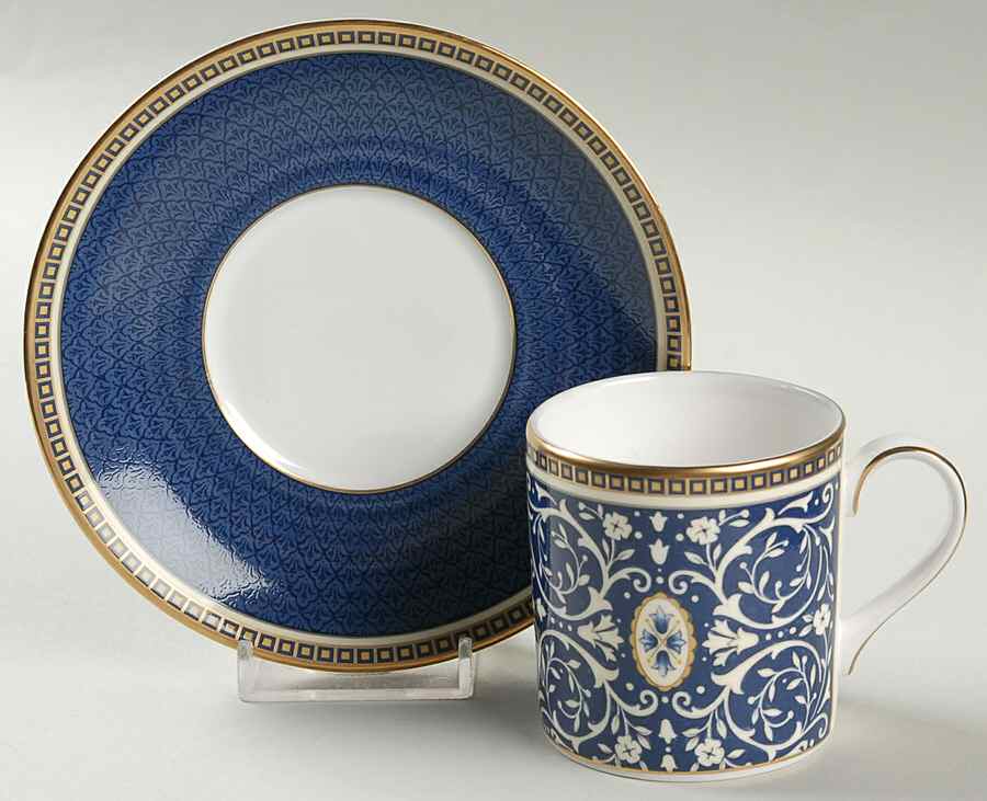 Challinor Flat Demitasse Cup & Saucer Set by Royal Doulton-1