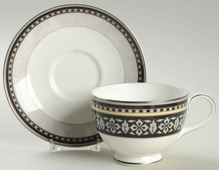Langley Footed Cup & Saucer Set by Royal Doulton-1