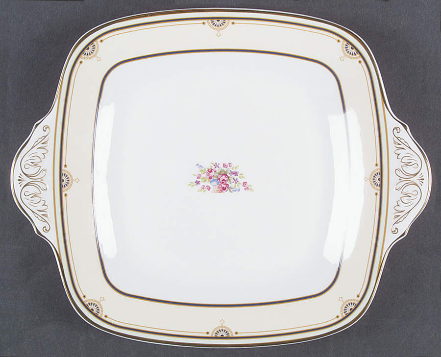 Rowley Square Handled Cake Plate by Royal Doulton-1