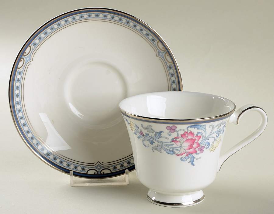Canterbury Footed Cup & Saucer Set by Royal Doulton-1