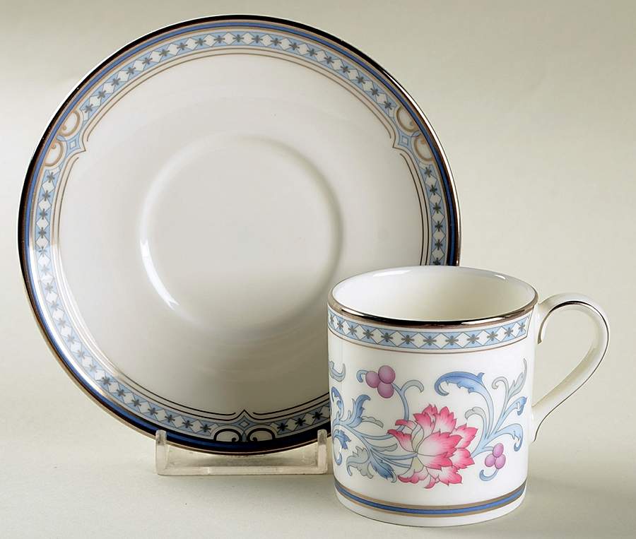 Canterbury Espresso Cup and Saucer Set by Royal Doulton-1