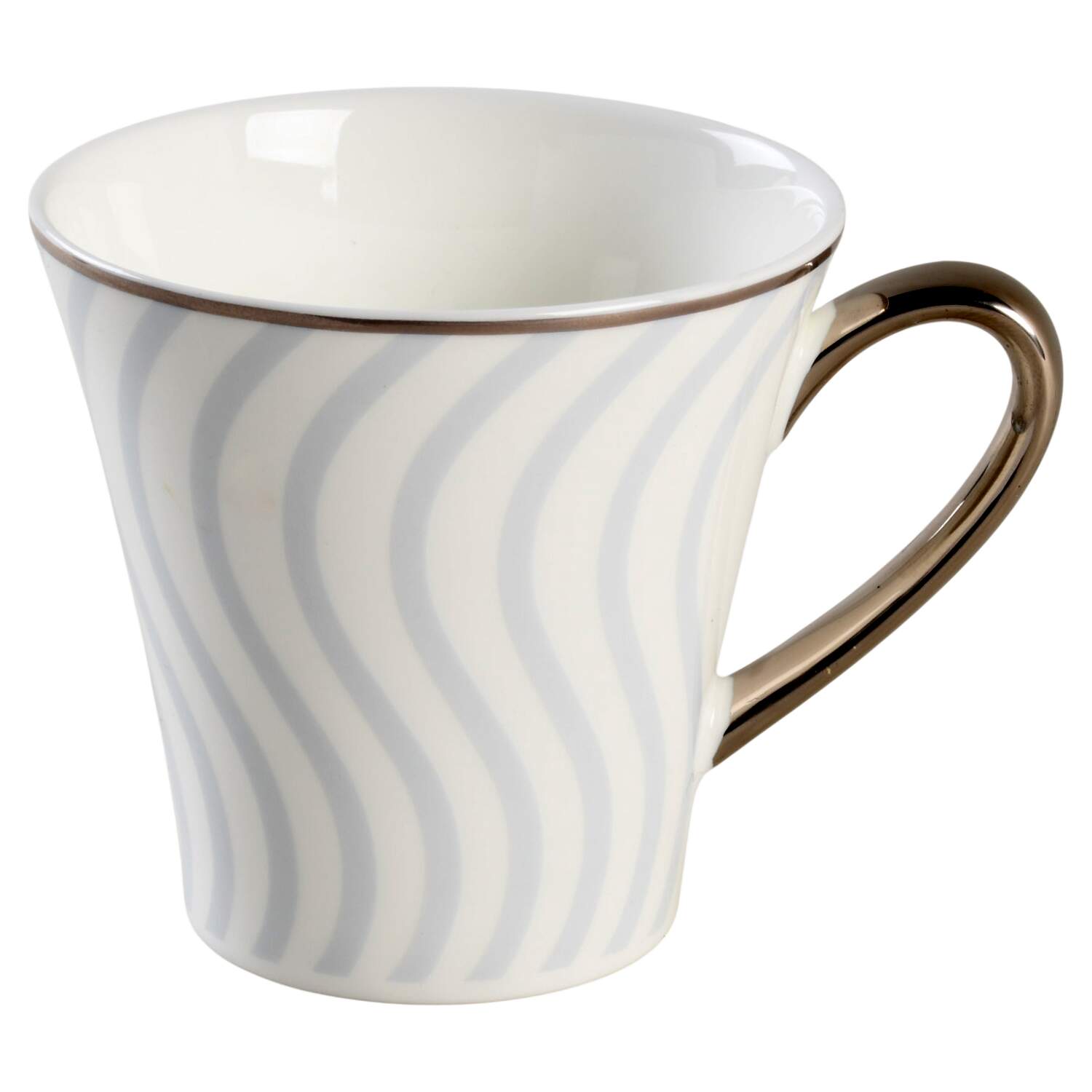 Frivolous Blue Accent Flat Cup by Royal Doulton-1
