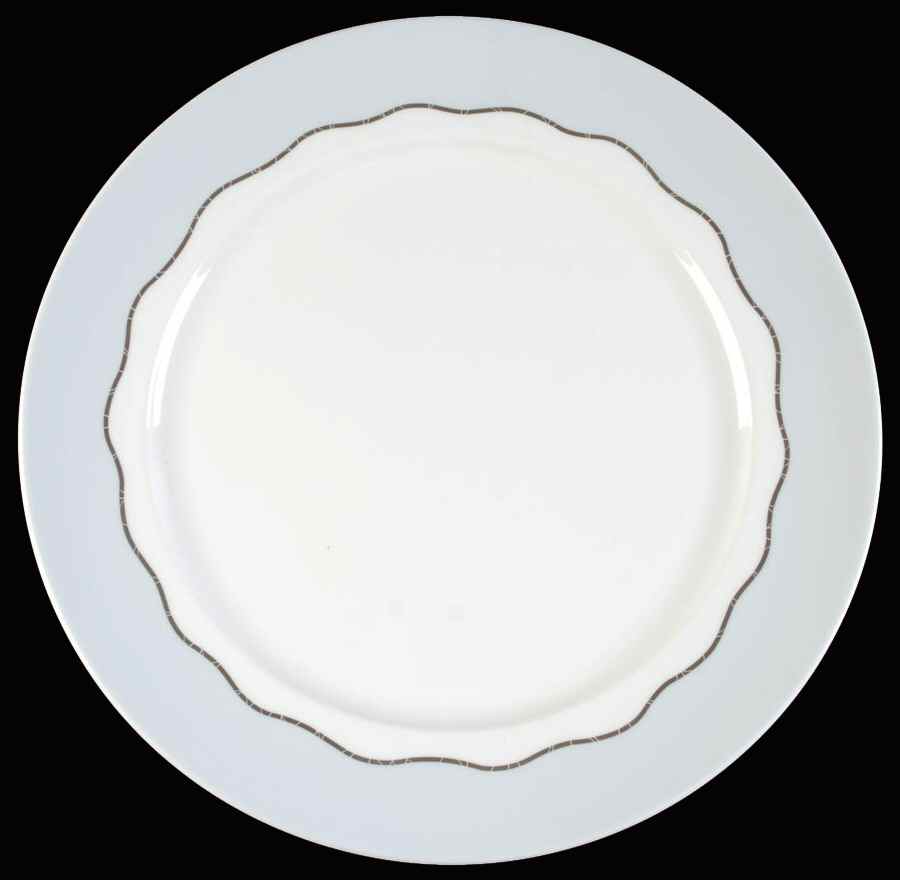Frivolous Blue Service Plate (Charger) by Royal Doulton-1