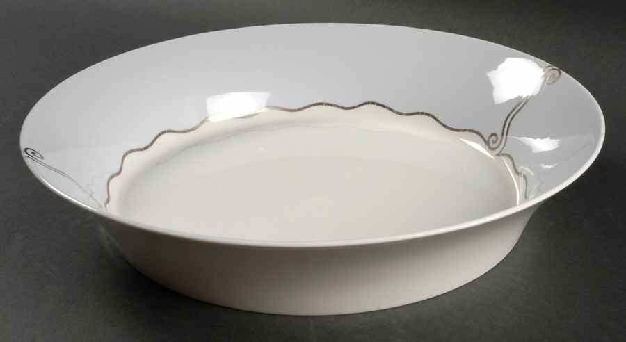 Frivolous Blue 13" Pasta Serving Bowl by Royal Doulton-1