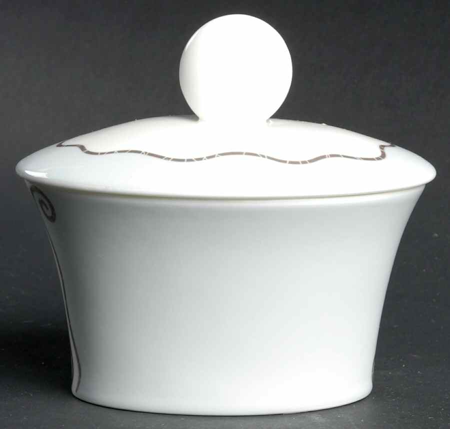 Frivolous Blue Sugar Bowl & Lid by Royal Doulton-1