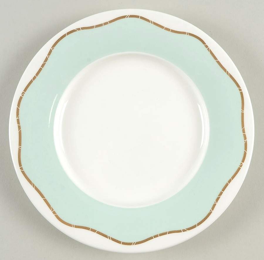 Frivolous Green Bread & Butter Plate by Royal Doulton-1
