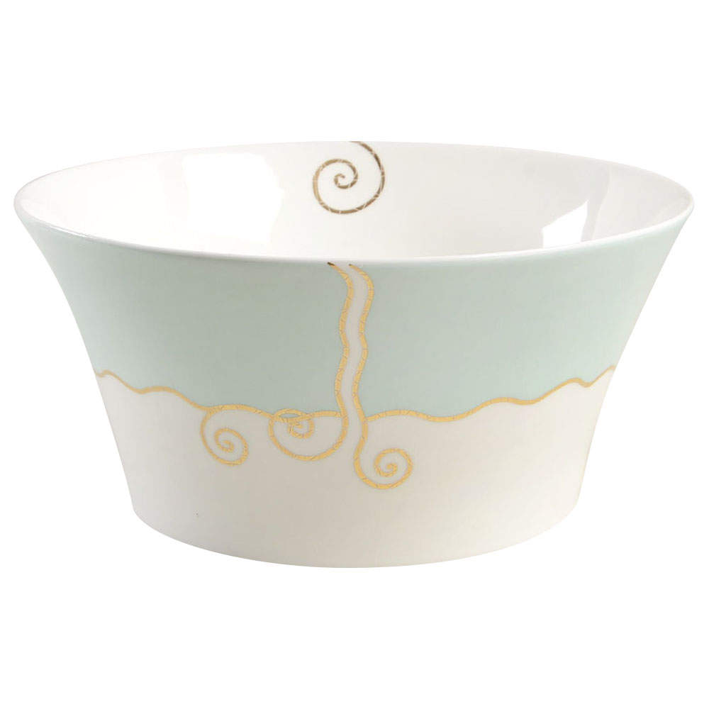 Frivolous Green 10" Large Salad Serving Bowl by Royal Doulton-1