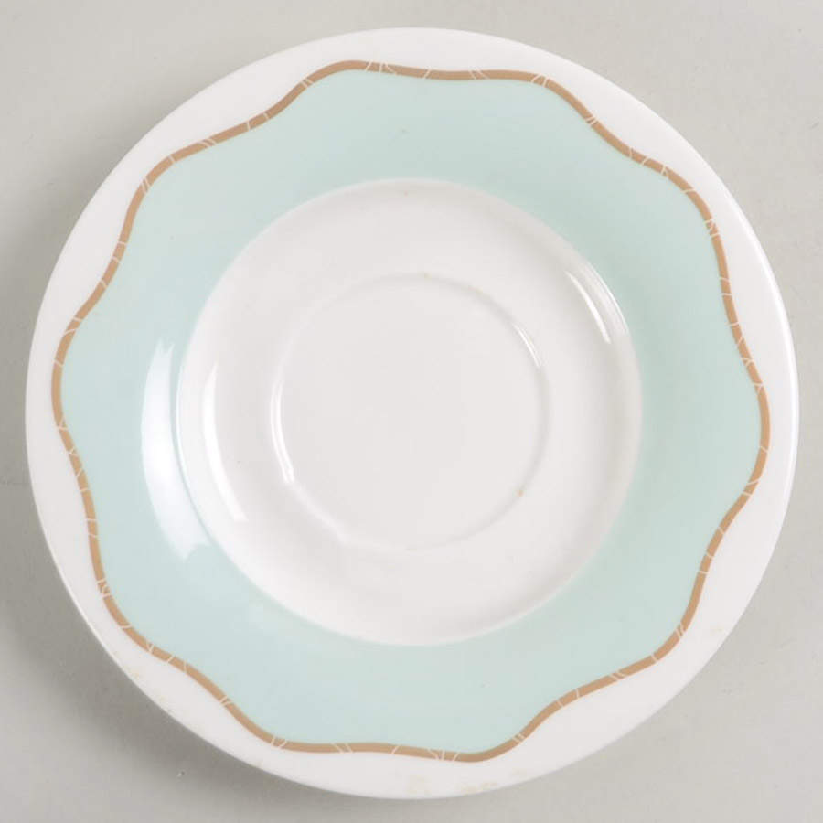 Frivolous Green Saucer by Royal Doulton-1