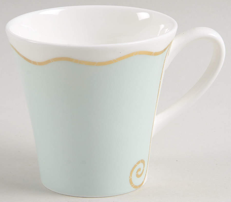 Frivolous Green Flat Cup by Royal Doulton-1