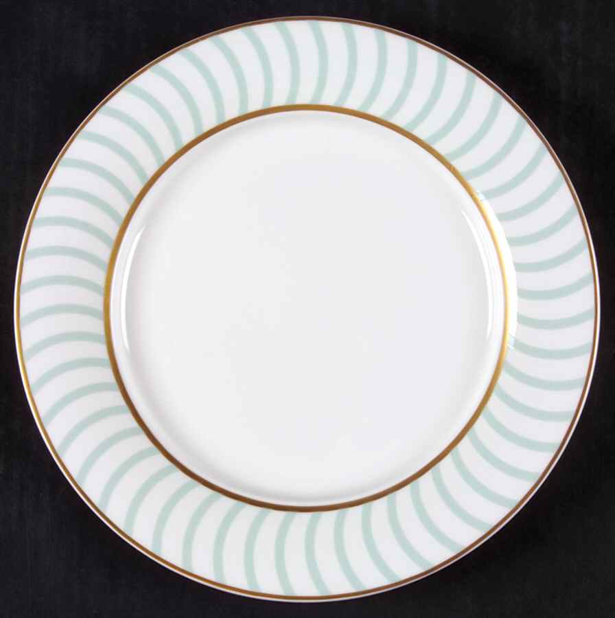 Frivolous Green Accent Salad Plate by Royal Doulton-1