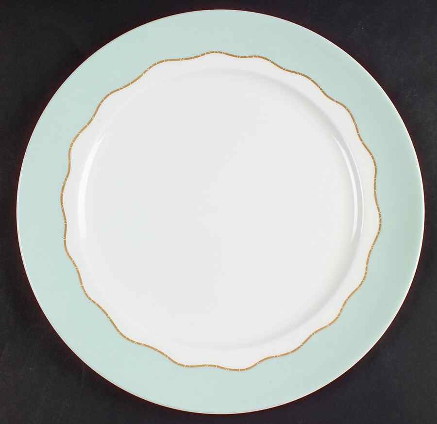 Frivolous Green Service Plate (Charger) by Royal Doulton-1