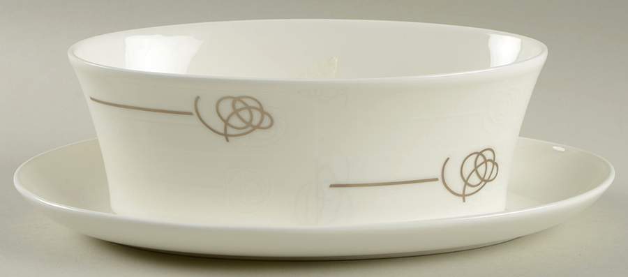 Flirtation Gravy Boat & Underplate/Relish by Royal Doulton-1
