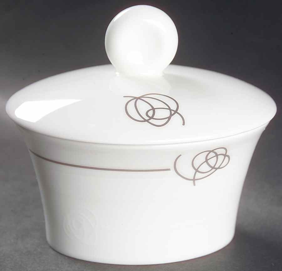Flirtation Sugar Bowl & Lid by Royal Doulton-1