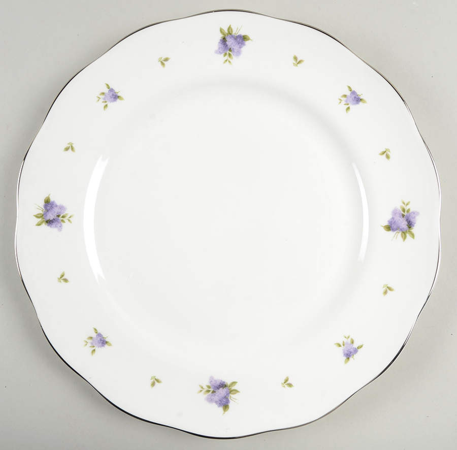 Lilac Lane Platinum Dinner Plate by Royal Albert-1