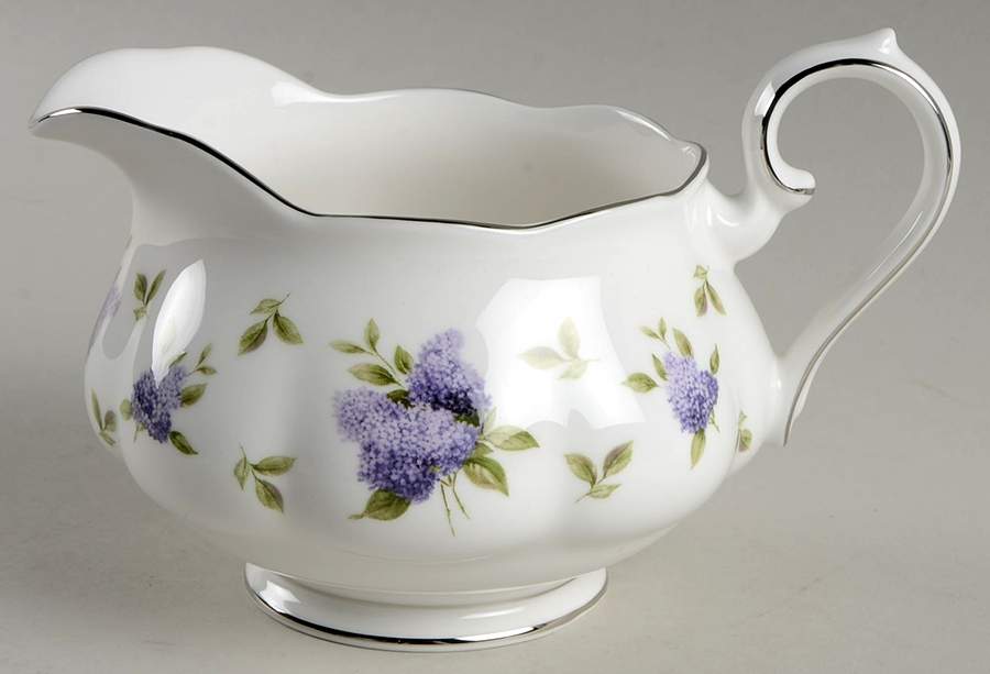 Lilac Lane Platinum Gravy Boat by Royal Albert-1