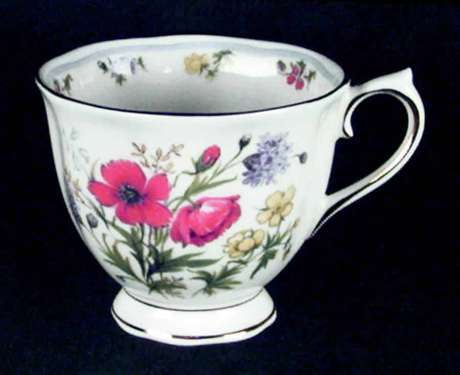 Country Bouquet Collection Footed Cup by Royal Albert-1