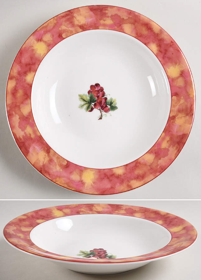 Vintage Grape 11" Individual Pasta Bowl by Royal Doulton-1