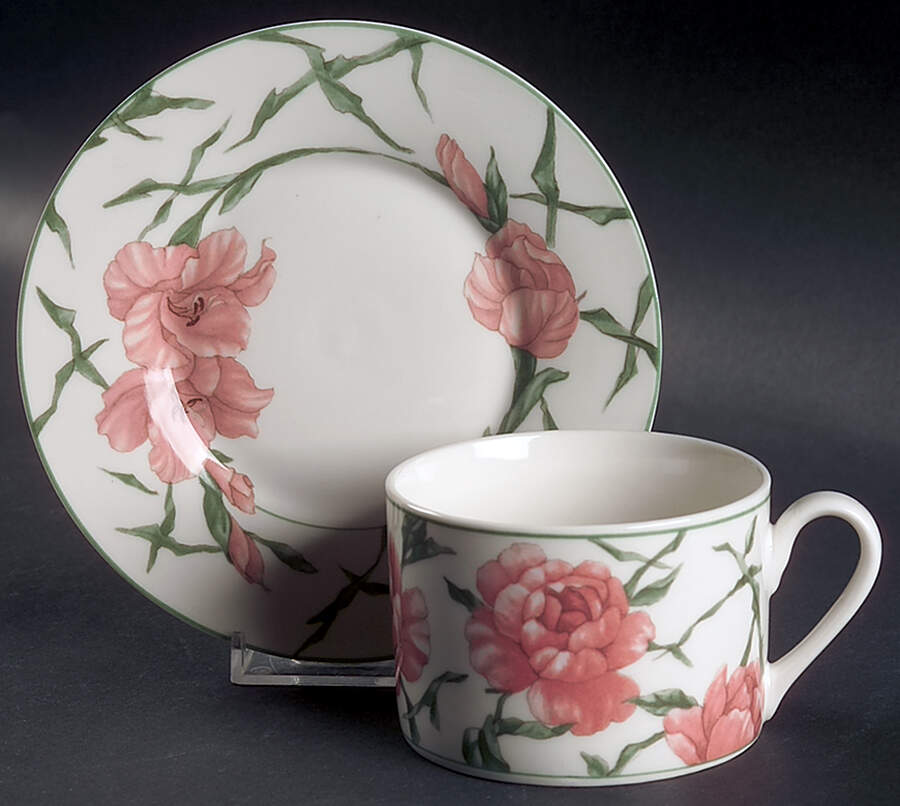 Rhapsody Flat Cup & Saucer Set by Retroneu-1