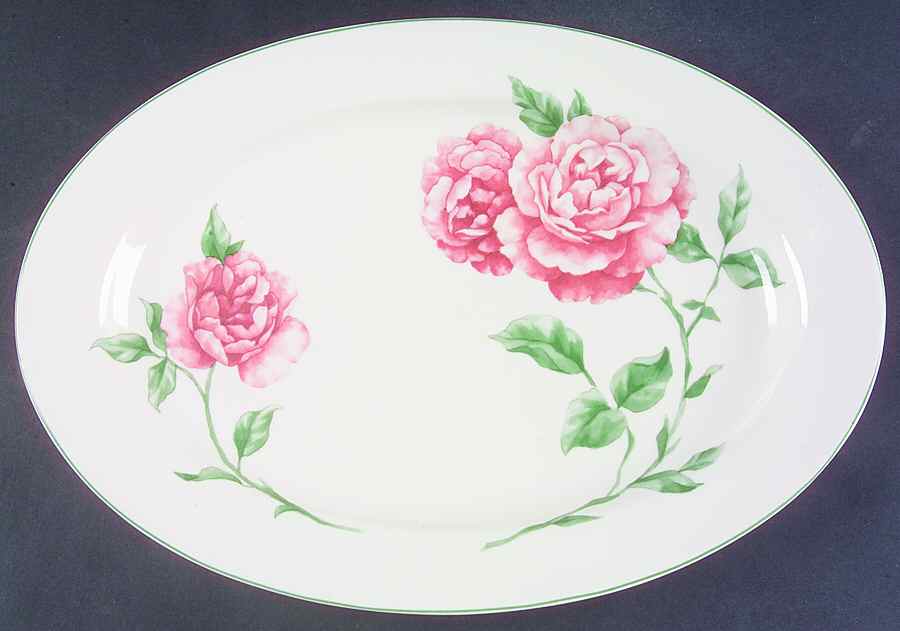 Rhapsody 14" Oval Serving Platter by Retroneu-1