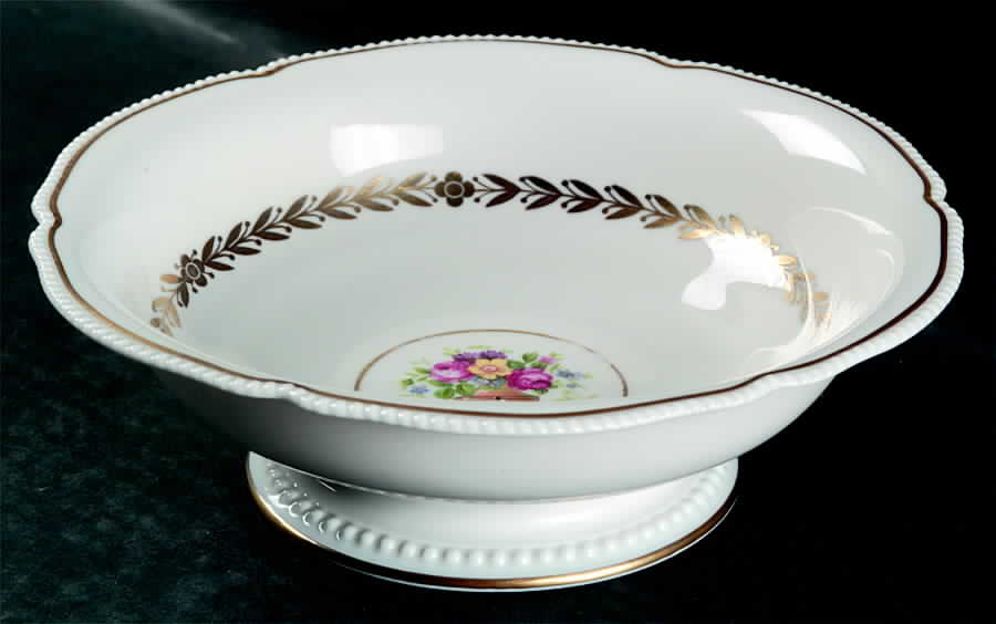 Colonial (Pearl Edge) 8" Round Vegetable Bowl by Rosenthal - Continental-1