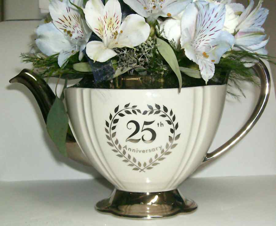 Our Wedding Teapot No Lid by Royal Winton-1